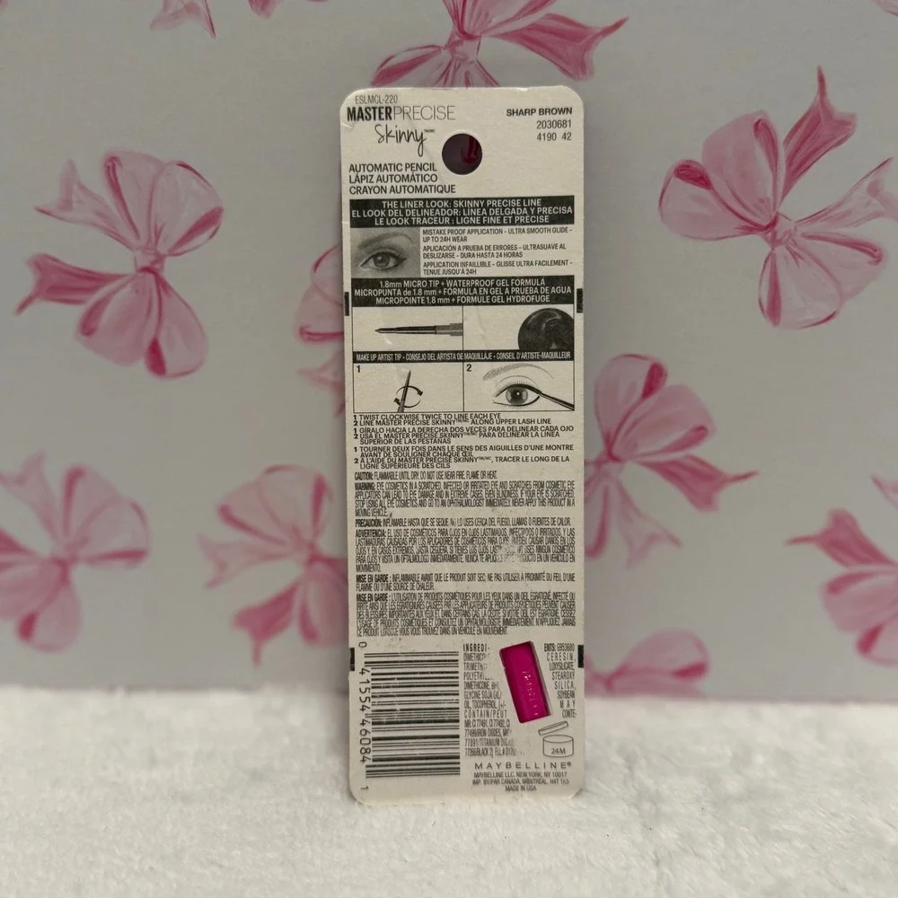 Maybelline Master Precise Skinny Automatic Pencil‎ 220 Sharp Brown NEW